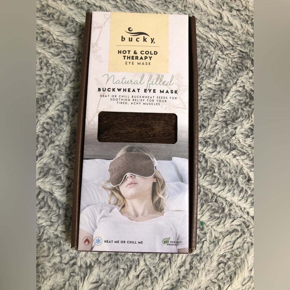 Buckwheat hot/cold eye mask
